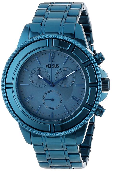 versace cronografo tokyo acciaio blu|Versus Versace Watches .